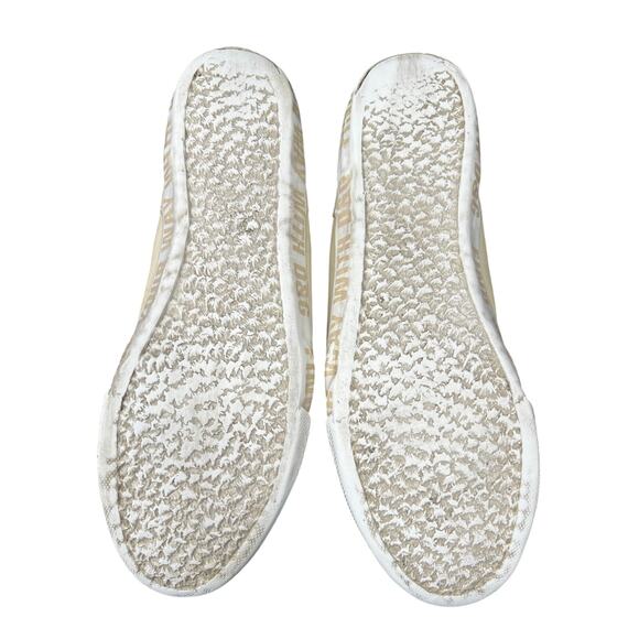 Vintage Rare Dolce & Gabbana Men’s Cream Slip On Sneakers Size US 10 main image 9
